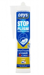 Ceys Sanitární silikon Stop plísni 280ml transparent - 42505546