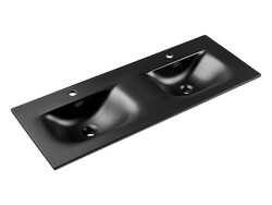 Comad Dvojumyvadlo nábytkové 121x46cm SKY 1 BLACK MATT 120D DP ( E-8099-120D )