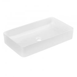 Comad Keramické umyvadlo na desku 61x34 cm SLIM 2 WHITE 61, bílá