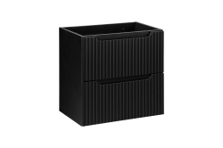Comad Koupelnová skříňka pod umyvadlo 60x57x39cm Nova Black D2 82-60-2S černá mat