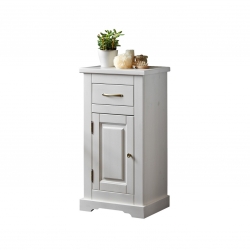 Comad Nízká skříňka Romantic 810, 45x85x30cm, bílé dřevo