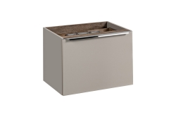 Comad Skříňka pod umyvadlo 80x46x46 cm Santa Fe Taupe 82-80-A-2S silikonová šedá