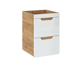 Comad Skříňka pod umyvadlo ARUBA WHITE 823, 40x59x41 cm, dub Craft/bílá lesk