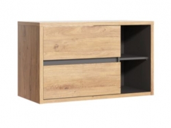 Comad Skříňka pod umyvadlo Devon 823, 100x60x45 cm, dub Shetland/grafit