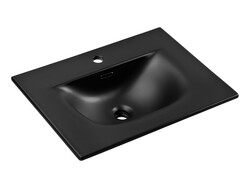 Comad Umyvadlo nábytkové 61x46cm SKY 1 BLACK MATT 60 DP ( E-8099-60 )