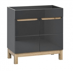 Comad Umyvadlová skříňka Bali Grafit 820, 60x84x45 cm, grafit/dub Wotan