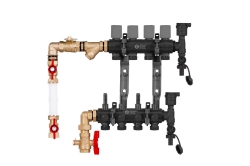 Doplňková sada k rozdělovačům bez směšování pro měření spotřeby tepla 1" x 3/4" Giacomini GE553S