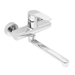 Dřezová baterie SAT Project s otočným ramínkem 150 mm chrom SATBSPRO261