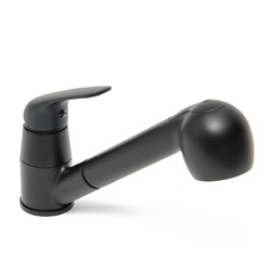 Dřezová baterie se sprchou Ceramia S-line Pro 2 proudy černá matná SIKOBSLPRO283C