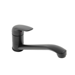 Dřezová stojánková baterie Ceramia S-line Pro s otočným ramínkem černá matná SIKOBSLPRO282C