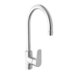 Dřezová stojánková baterie SAT Project s otočným ramínkem chrom SATBSPRO280