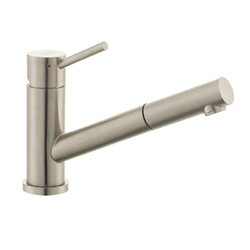 Dřezová stojánková baterie se sprchou SIKO Steel nerez STNRZ283