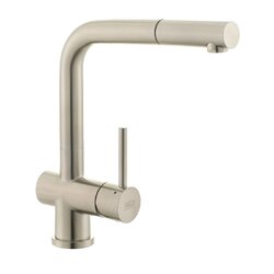 Dřezová stojánková baterie se sprchou SIKO Steel nerez STNRZ285