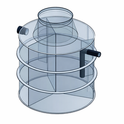 Ekocis Biologický septik tříkomorový 14-18 osob SK4-EK