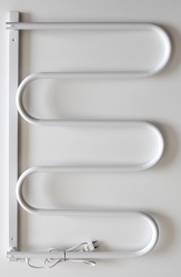 Elektrický sušák ručníků otočný HOPA 83W, bílá, komaxit, ES 3 - 35 x 865 x 580 mm - OLBES3OB