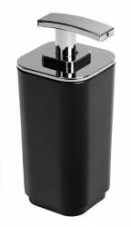 Gedy SEVENTY dávkovač mýdla na postavení, černá - 638214