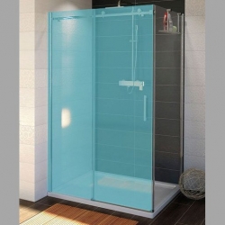 Gelco Dragon Boční stěna 100cm čiré sklo chrom