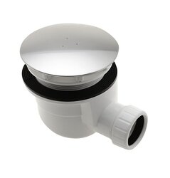 Gelco GELCO vaničkový sifon, průměr otvoru 90 mm, DN40, krytka leštěná nerez