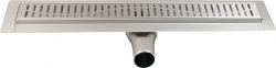 Gelco Onda Sprchový odtokový žlab s roštem, 1050x130x55 mm