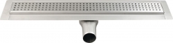 Gelco Quadro Sprchový odtokový žlab s roštem, 850x130x55 mm