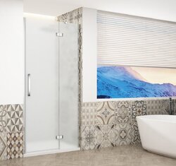 Gelco Sprchové dveře do niky 100 cm Trinity Chrome profil chrom matné sklo pravé