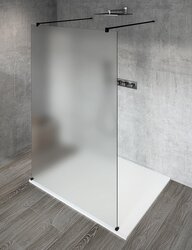 Gelco Vario Black Jednodílná zástěna Walk-In 70cm do prostoru matné sklo