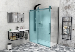 Gelco VOLCANO BLACK boční stěna 900 mm, čiré sklo