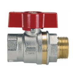 Geos Kulový kohout plnoprůtokový s motýlkem ASTER ACS 40 bar, závit vnitřní/vnější