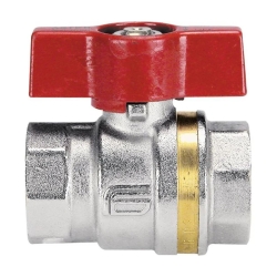 Geos Kulový kohout plnoprůtokový s motýlkem ASTER ACS 40 bar, závit vnitřní/vnitřní