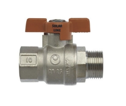 Geos Kulový kohout s vrtulkou plnoprůtokový SOLAR vnitřní/vnější