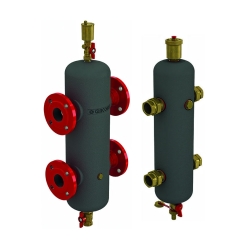 Giacomini R146I Termohydraulický rozdělovač vč. odvzdušnění a vypouštěcího kohoutu