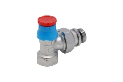 Giacomini R401TG Termostatický ventil CLIP-CLAP, rohový s víčkem