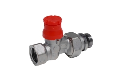 Giacomini R402PTG Termostatický ventil, dvouregulační, přímý s víčkem CLIP-CLAP