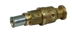 Náhled obrázku: Giacomini RM252 Šroubení s vestavěným kulovým kohoutem  