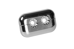 Giacomini T175G Univerzální kryt pro trubky ø12 - 18, rozteč 35 mm, leštěný chrom