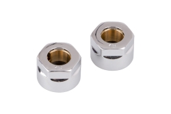 Giacomini T178EM Sada připojovacích adaptérů pro CU trubky, chrom - 3/4\"E x 15