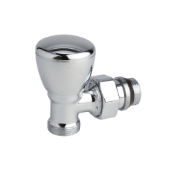 Náhled obrázku: Giacomini T25C Radiátorový ventil, rohový pro adaptér - chrom, leštěný 1/2"x16 