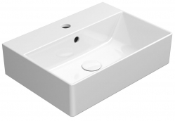 Náhled obrázku: GSI KUBE X Keramické umyvadlo 50x37 cm, bílá ExtraGlaze - 9447111 
