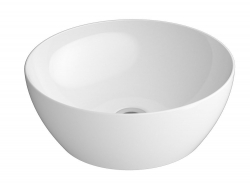 GSI Pura Umyvadlo na desku průměr 42 cm, bílá
