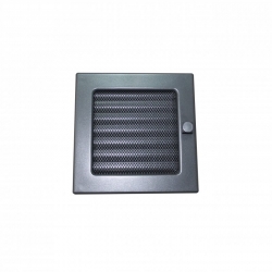 Haco Lakovaná krbová mřížka LKM s rámečkem a síťovinou uzaviratelná grafit