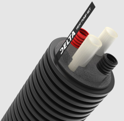 Heatpex Předizolované potrubí pro tepelná čerpadla 1m