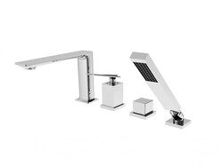 Hopa Baterie na okraj vany s příslušenstvím ASPIRA chrom