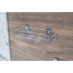 Hopa Koupelnová drátěná polička na nalepení 3M, chrom