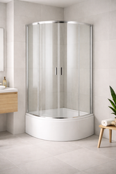 HOPA Sprchový kout 90x90 cm s hlubokou vaničkou TOLEDO PLUS chrom, sklo Grape - OLBTOL90CGPLUS