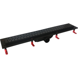 Hopa STANDARDline BLACK Sprchový odtokový žlab 90cm, Medium