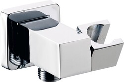 Hopa Vývod ze stěny s polohovatelným držákem sprchy, mosaz/chrom - BARE337S