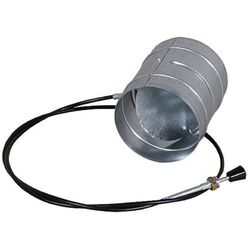 Náhled obrázku: HS Flamingo Klapka do hliníkových rozvodů 125mm, pozink  HSF18-011 