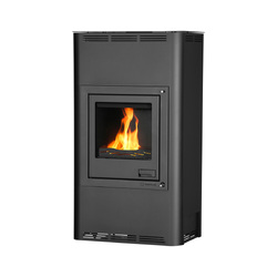 HS Flamingo Krbová kamna AQUAFLAM ® 17 s výměníkem - černá