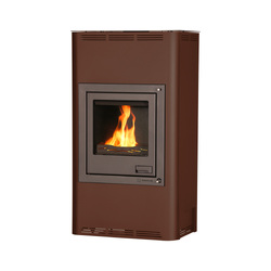 HS Flamingo Krbová kamna AQUAFLAM ® 17 s výměníkem - hnědá