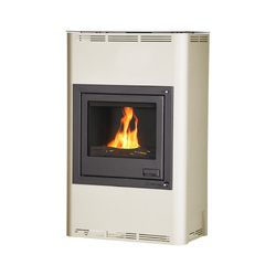 Náhled obrázku: HS Flamingo Krbová kamna AQUAFLAM ® 25 s výměníkem - krémová 
